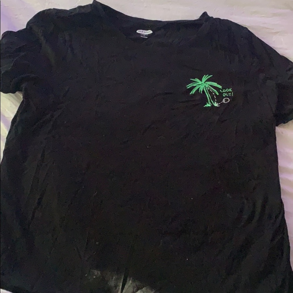 Graphic stitched t-shirt